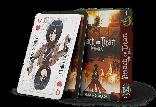 MANGACARDS ATTACK ON TITAN PLAYING CARDS