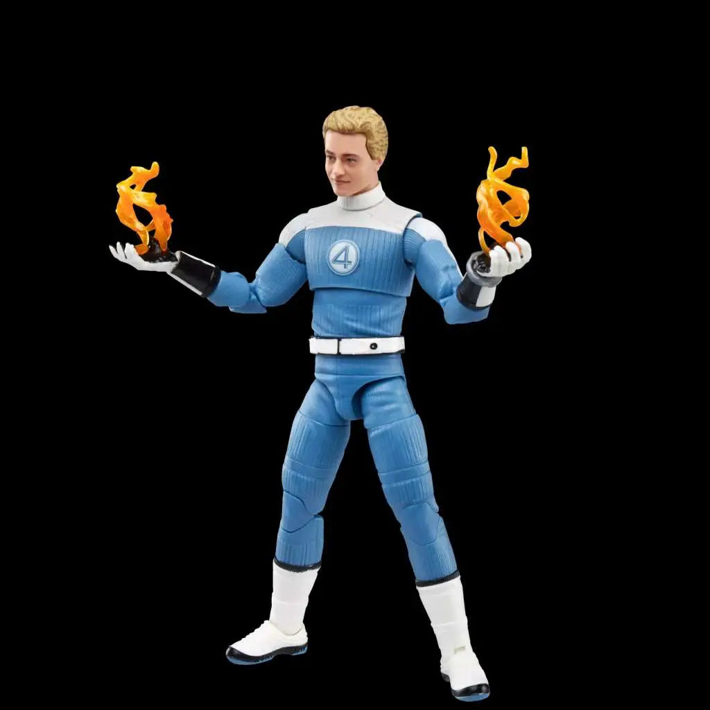 MARVEL LEGENDS FANTASTIC FOUR FIRST STEPS JOHNNY STORM ACTION FIGURE