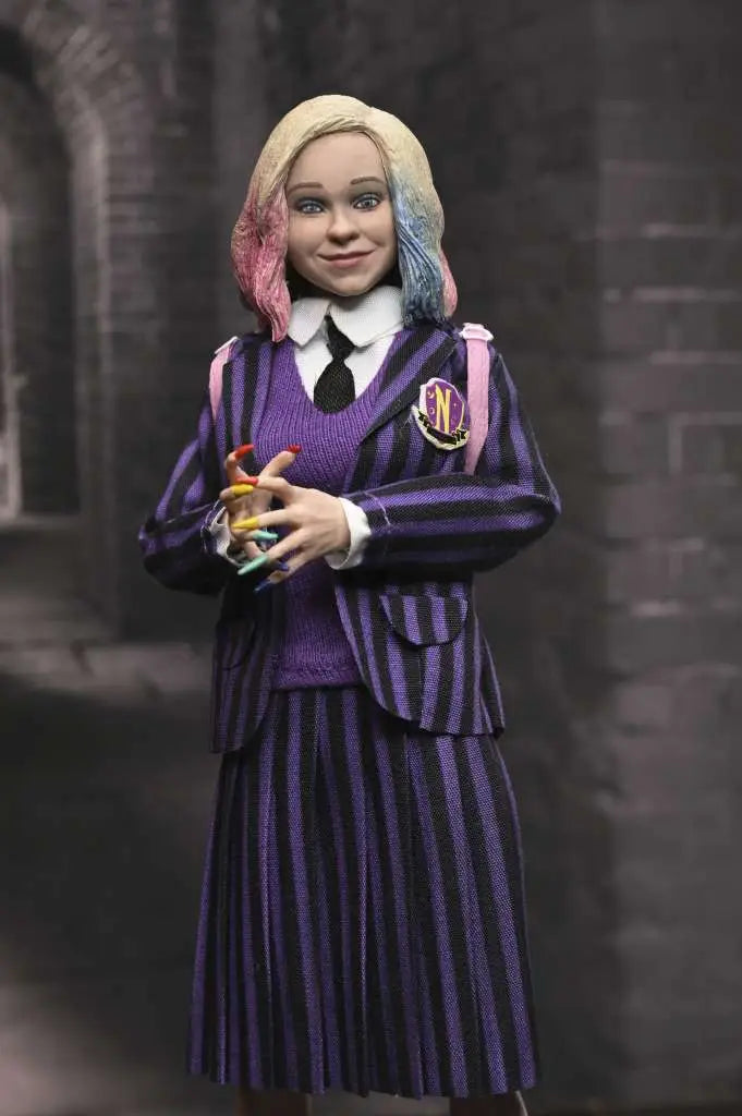 WEDNESDAY ENID & WEDNESDAY NEVERMORE UNIFORM 2-PACK CLOTHED AF