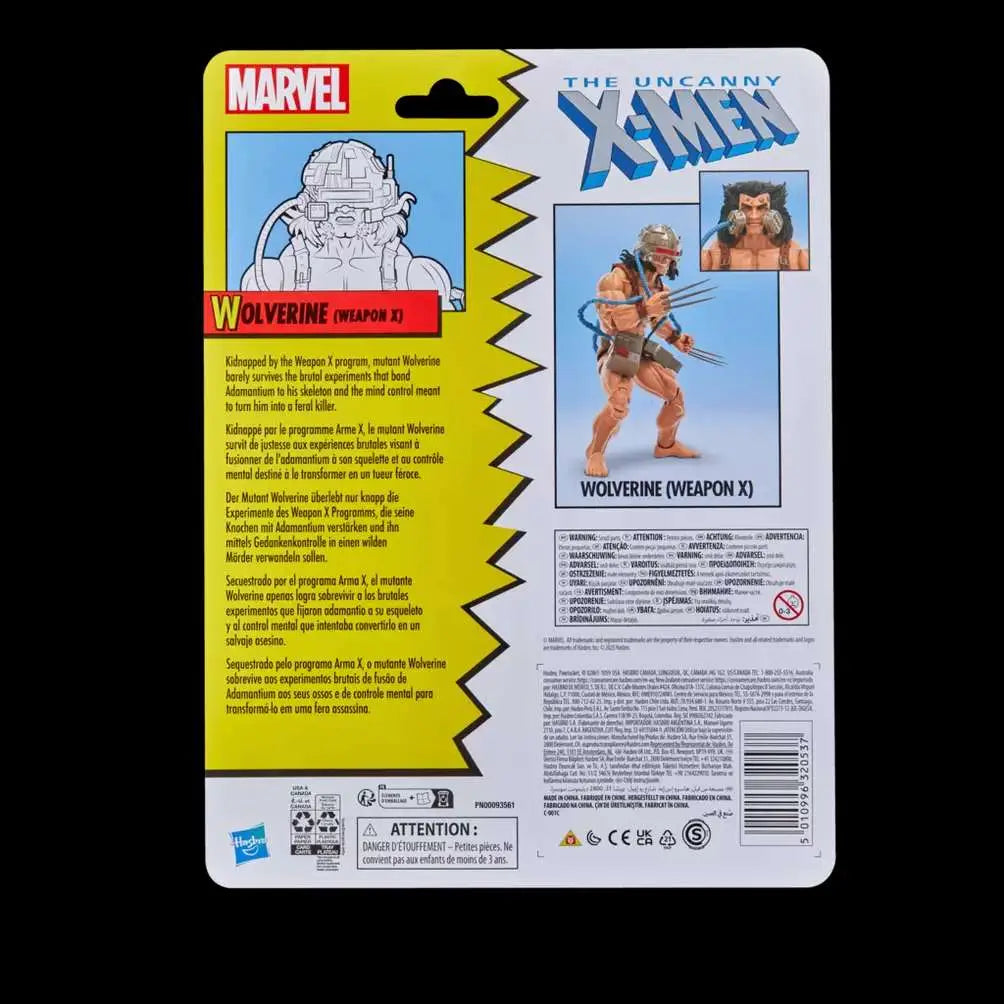 MARVEL LEGENDS X-MEN WOLVERINE WEAPON X ACTION FIGURE