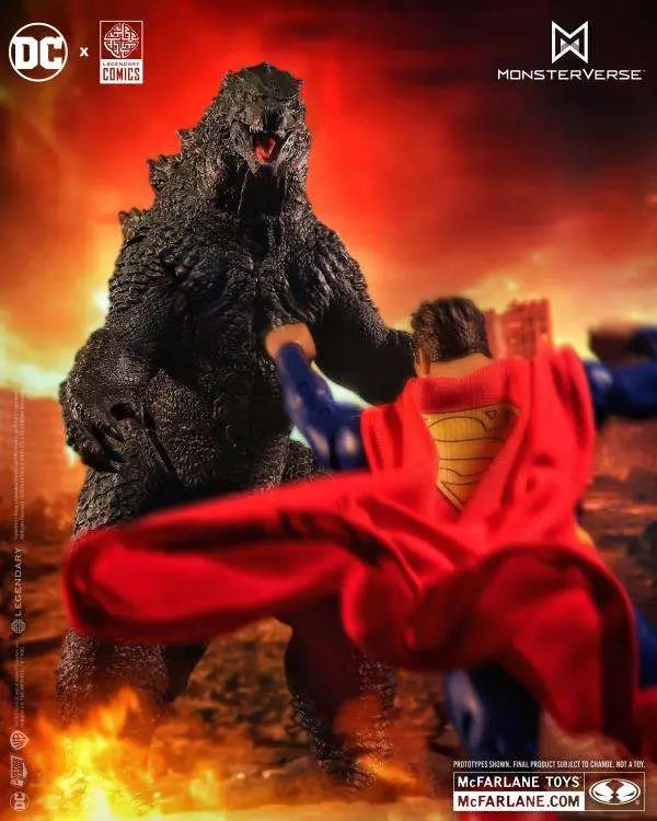 DC JUSTICE LEAGUE MONSTERVERSE SUPERMAN VS GODZILLA 2PK