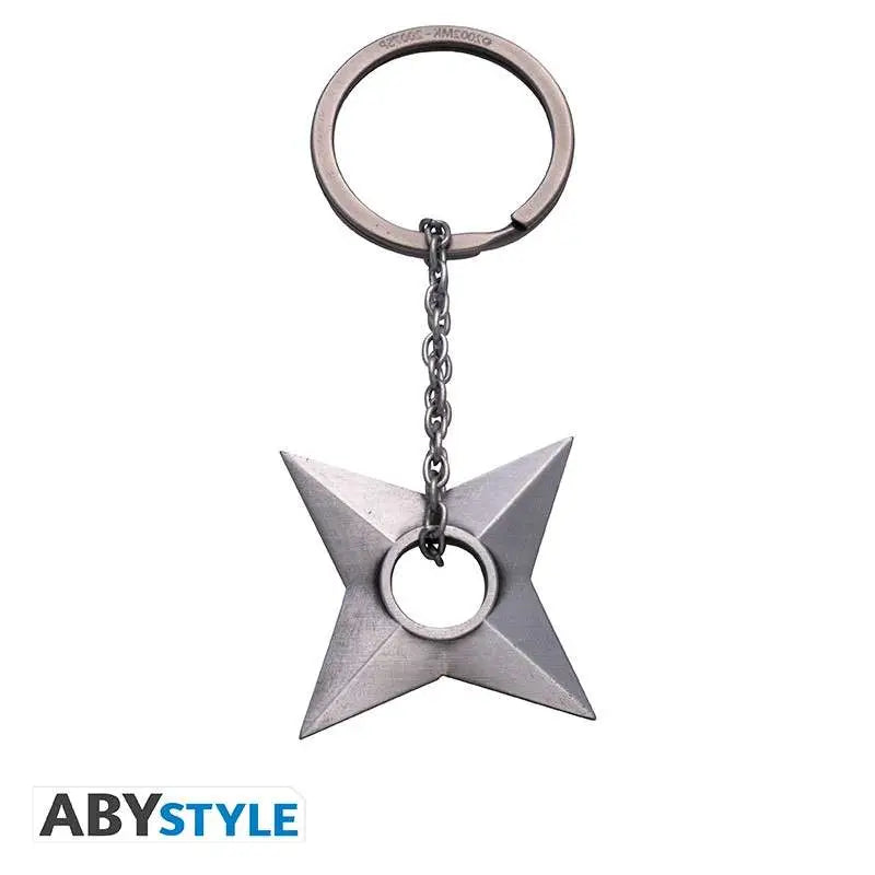NARUTO SHIPPUDEN SHURIKEN KONOHA 3D KEYCHAIN