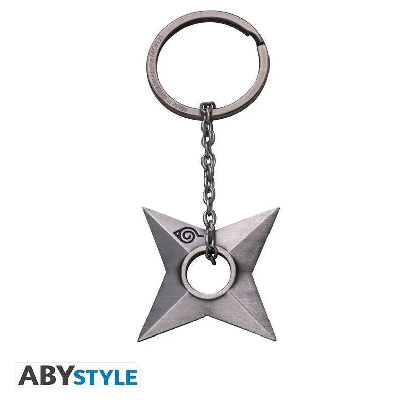 NARUTO SHIPPUDEN SHURIKEN KONOHA 3D KEYCHAIN