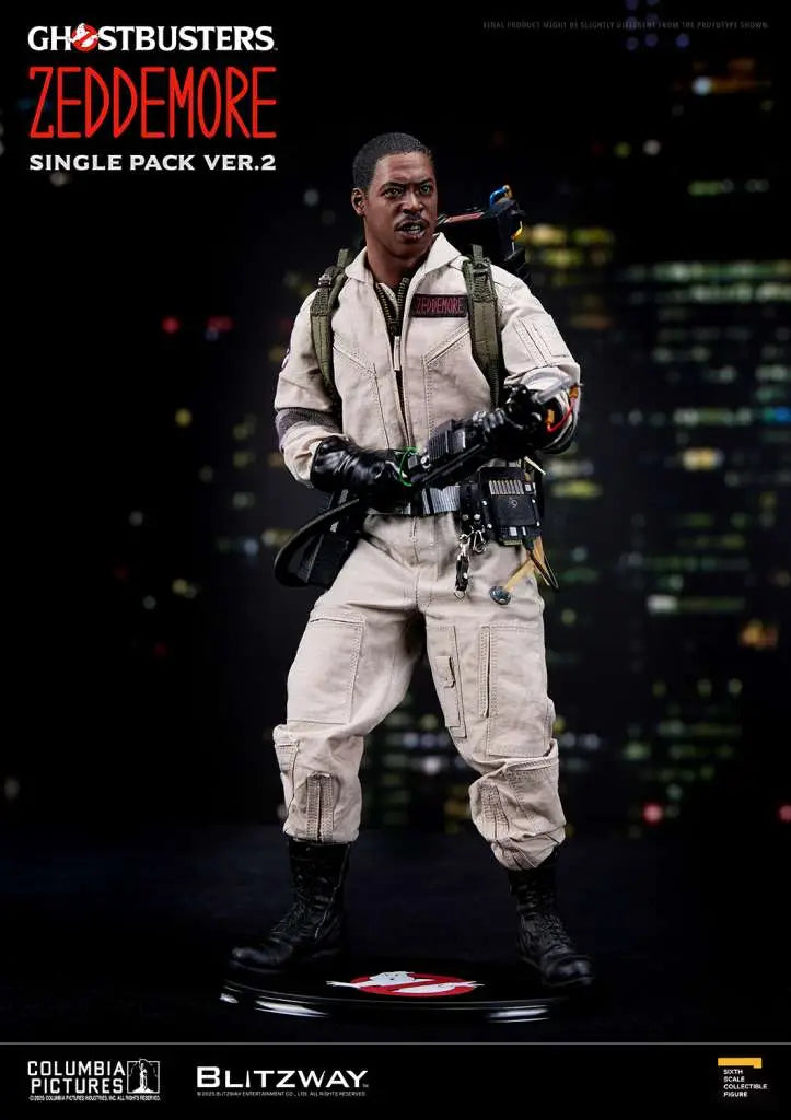 GHOSTBUSTERS  WINSTON ZEDDEMORE VER.2 1/6 ACTION FIGURE