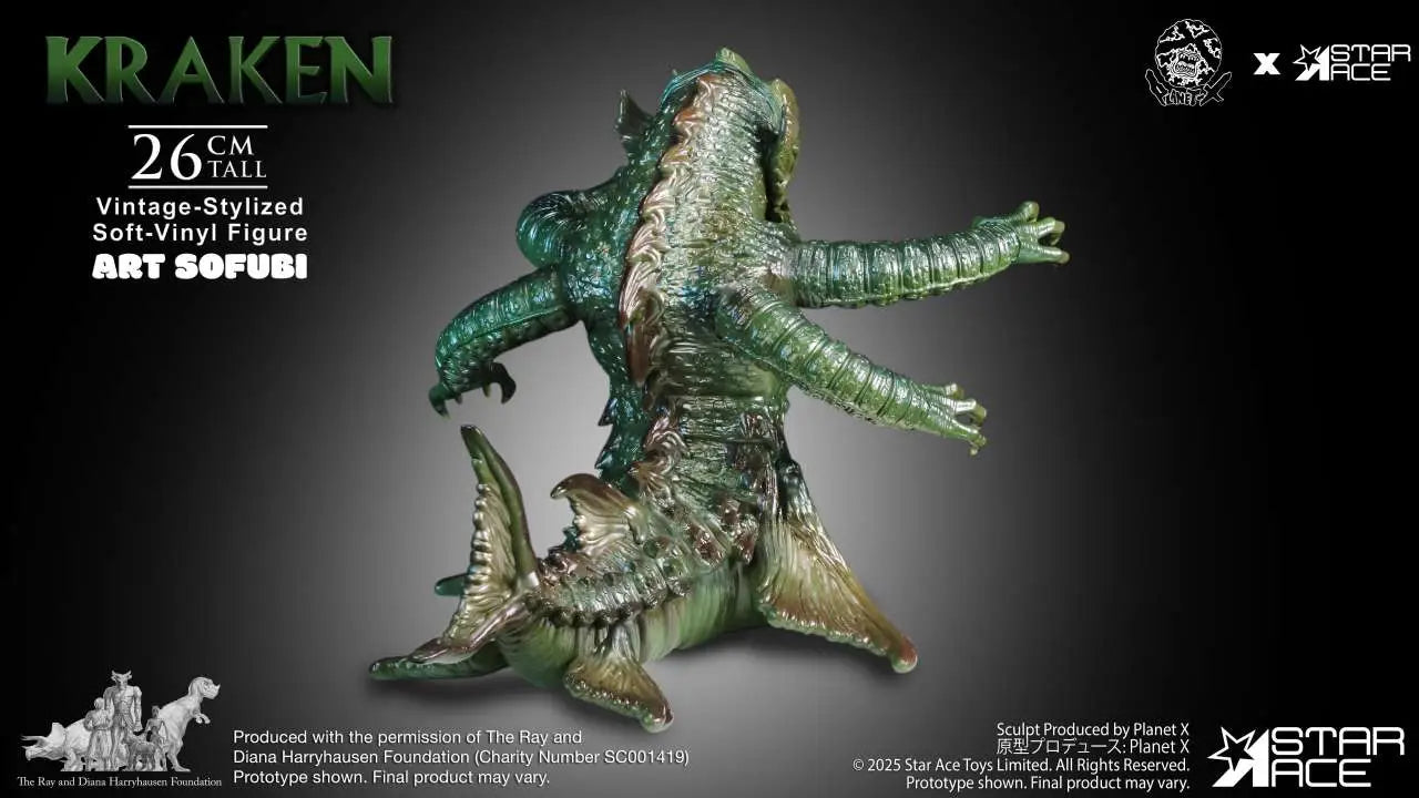 RAY HARRYHAUSEN KRAKEN VINTAGE-STYLED SOFT-VINYL STATUE