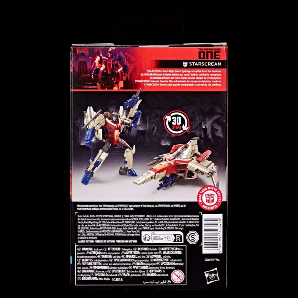 TRANSFORMERS STUDIO SERIES TRANSFORMERS ONE STARSCREAM ACTION FIGURE
