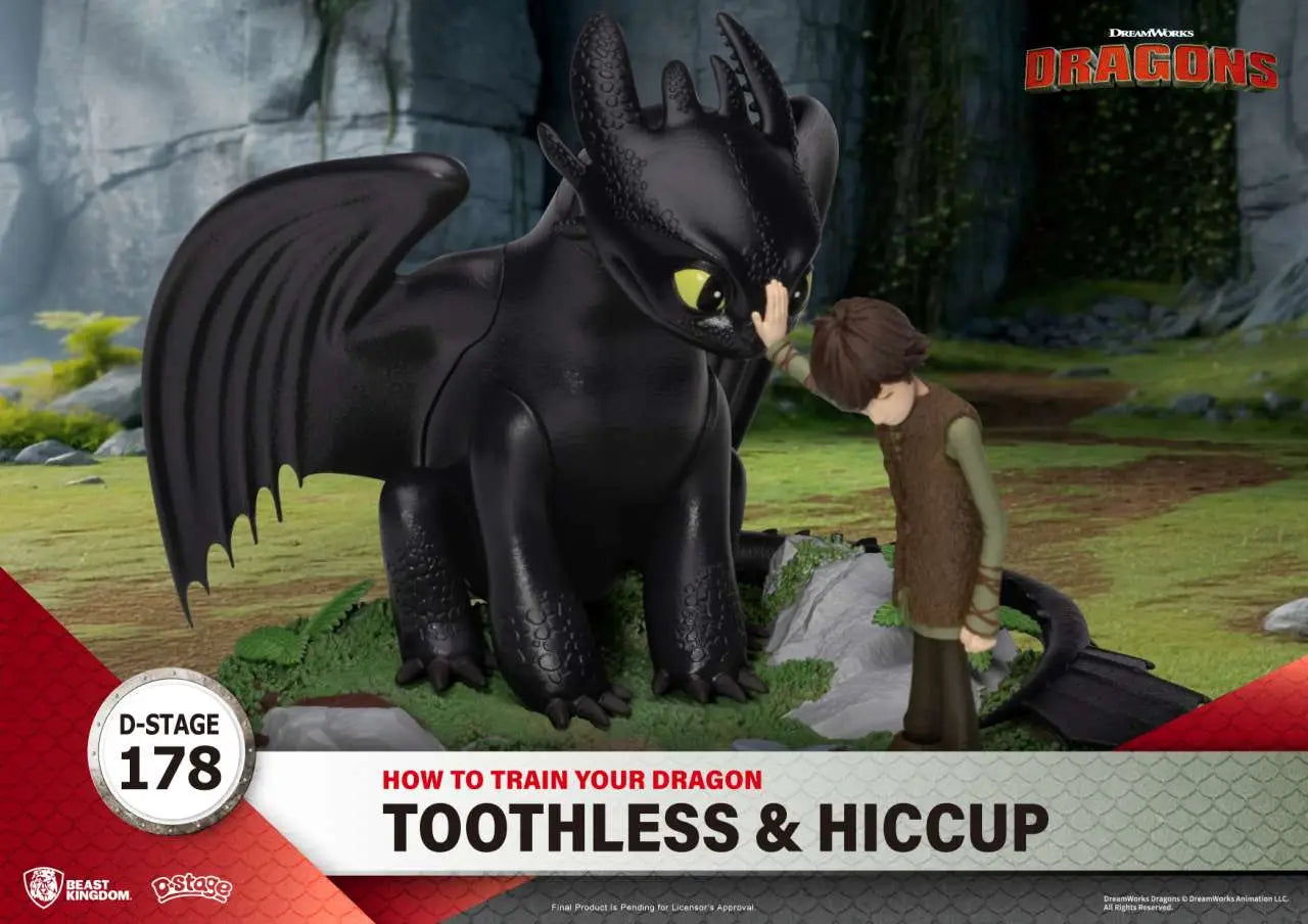 HOW TO TRAIN YOUR DRAGON TOOTHLESS & HICCUP