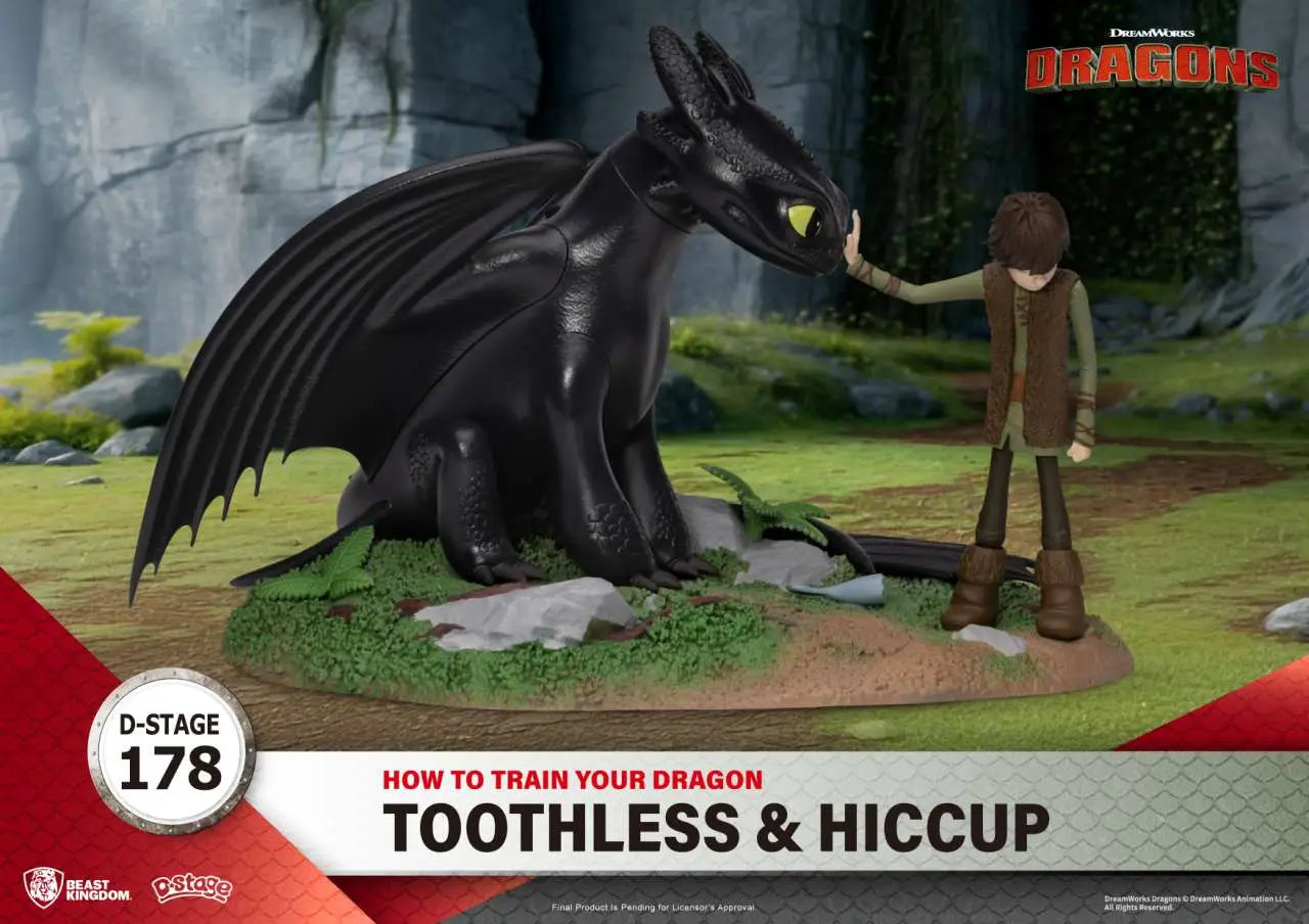 HOW TO TRAIN YOUR DRAGON TOOTHLESS & HICCUP