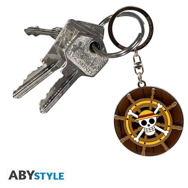 ONE PIECE THOUSAND SUNNY'S HELM MOVING KEYCHAIN