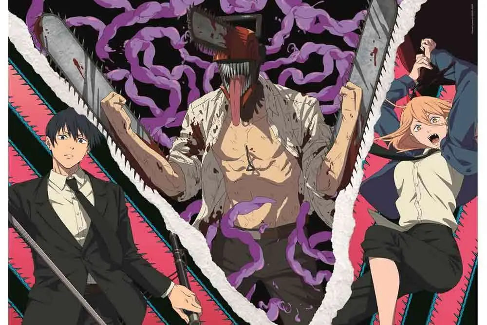 ANIME PUZZLE COLLECTION - CUBE500 - CHAINSAW MAN: TRIO - JIGSAW PUZZLE 500 PCS