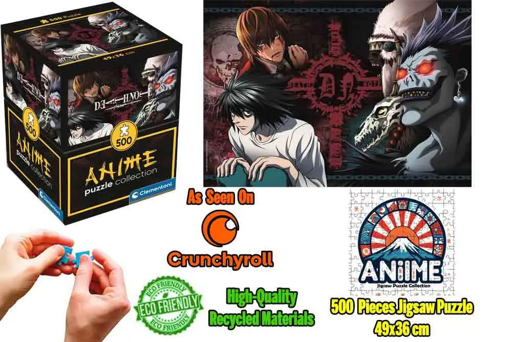 DEATH NOTE LOGO ANIME COLLECTION CUBE BOX PUZZLE 500 PCS