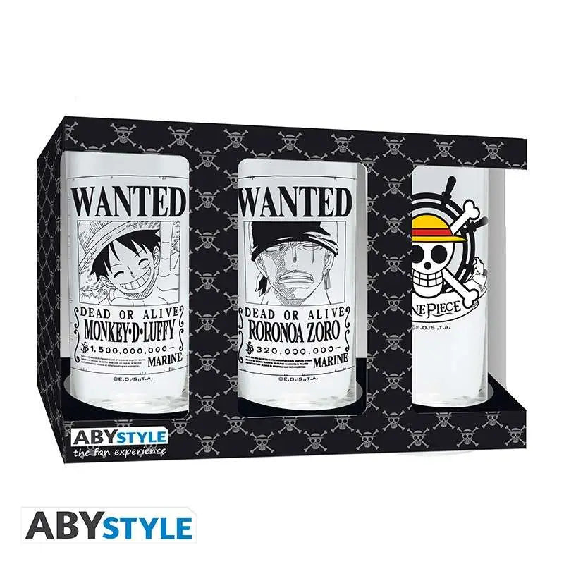 ONE PIECE SET GLASS 3X