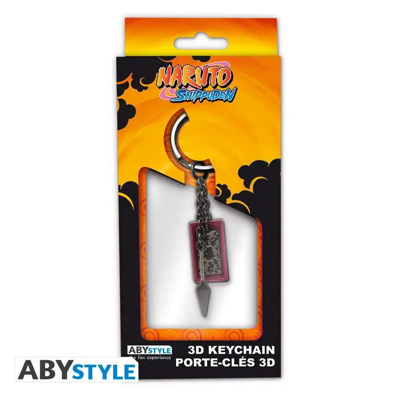 NARUTO SHIPPUDEN KUNAI & EXPLOSIVE TAG KEYCHAIN