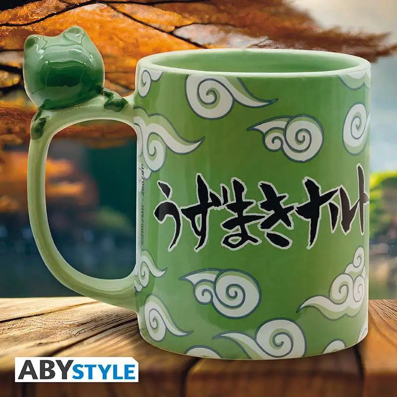 NARUTO SHIPPUDEN NARUTO & GAMA CHAN MUG 3D HANDLE