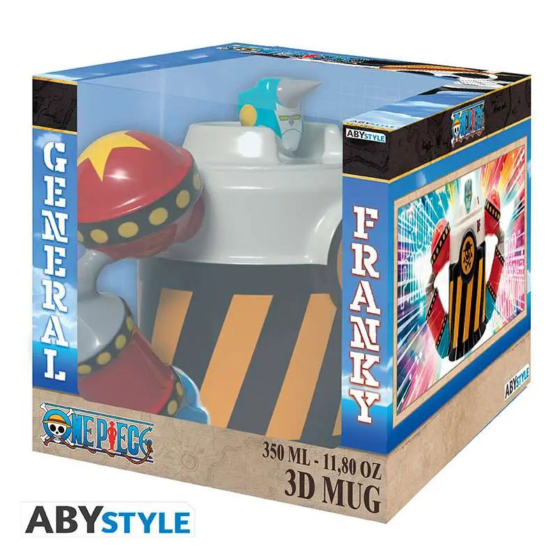 ONE PIECE FRANKY IRON PIRATE SHOGUN 3D MUG