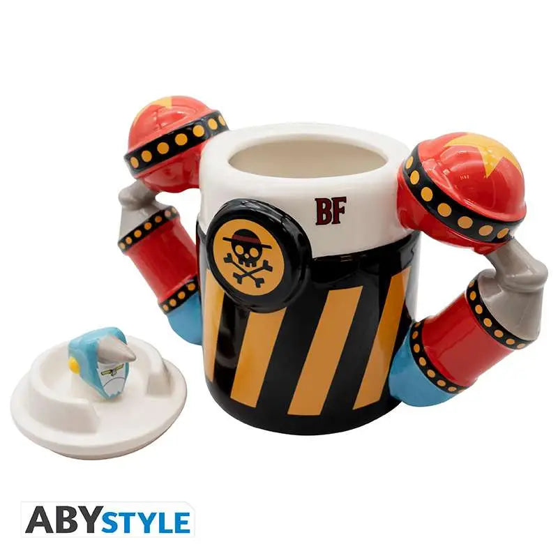 ONE PIECE FRANKY IRON PIRATE SHOGUN 3D MUG
