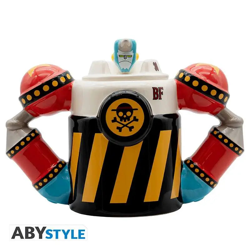 ONE PIECE FRANKY IRON PIRATE SHOGUN 3D MUG