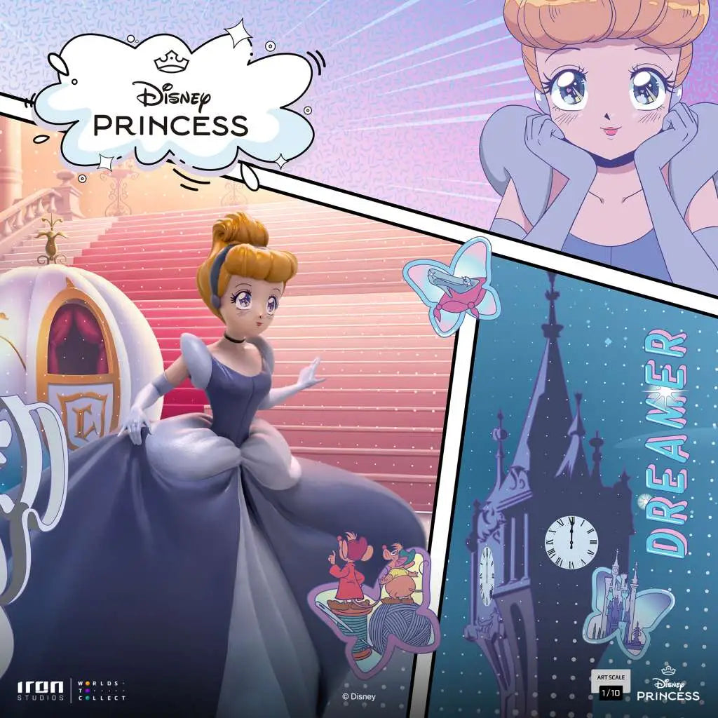 DISNEY ANIME PRINCESS CINDERELLA PVC STATUE