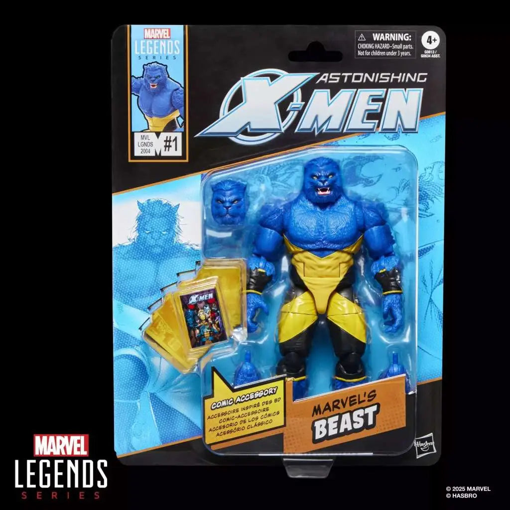 MARVEL LEGENDS MINI COMICS X-MEN BEAST ACTION FIGURE