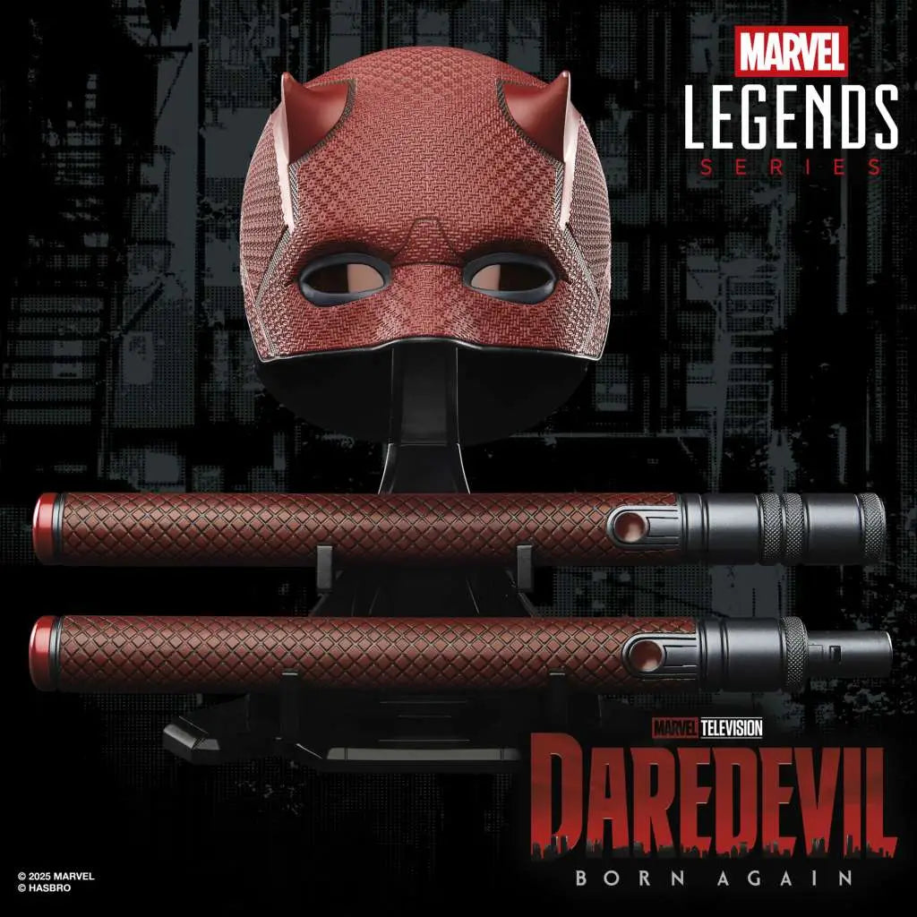 MARVEL LEGENDS DAREDEVIL BORN AGAIN MASK REPLICA