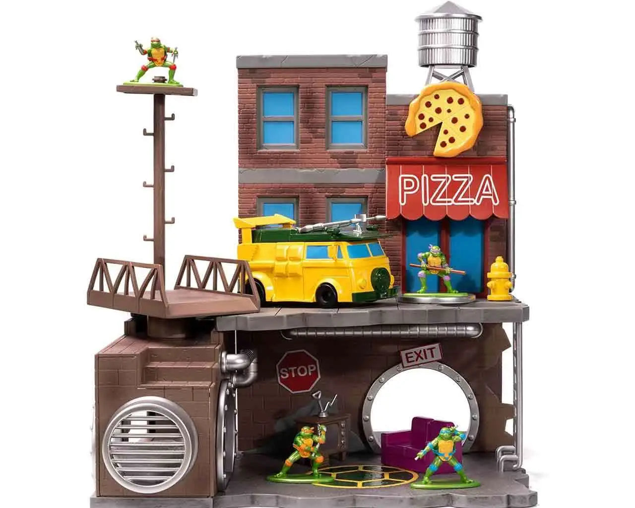 TEENAGE MUTANT NINJA TURTLE - LAIR DIORAMA NANO SCENE