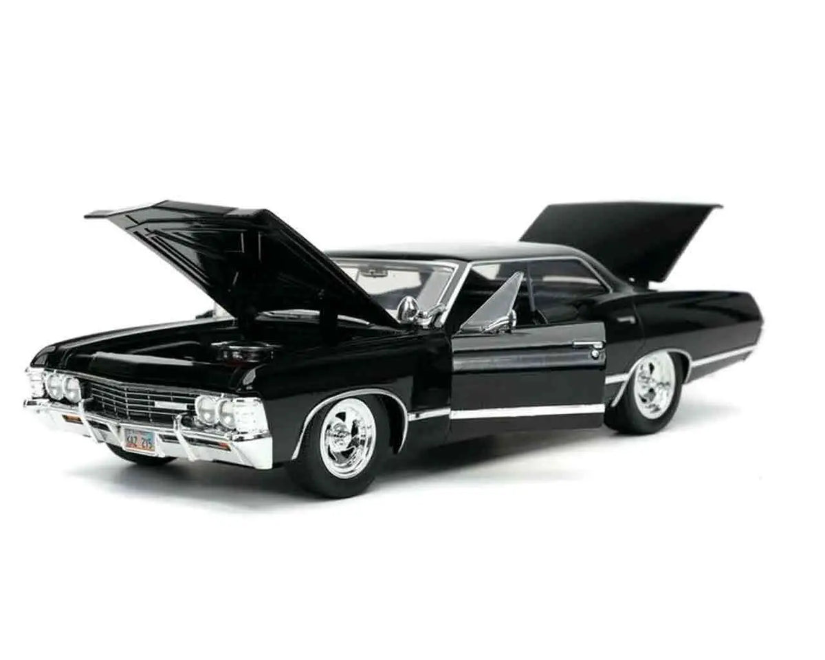 SUPERNATURAL 1967 CHEVY IMPALA WITH DEAN WINCHESTER 1/24 DIE-CAST MODEL