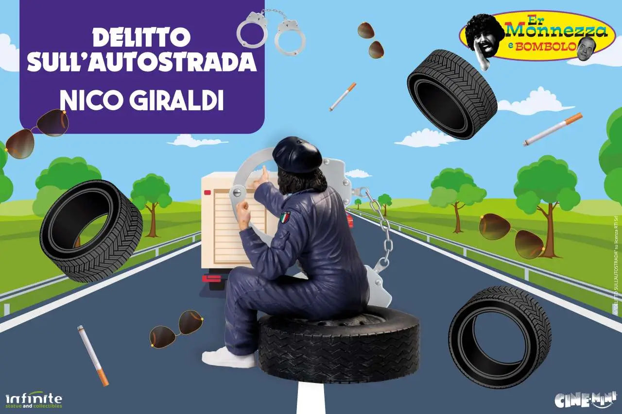 NICO GIRALDI DELITTO SULL'AUTOSTRADA CINE-MINI PVC