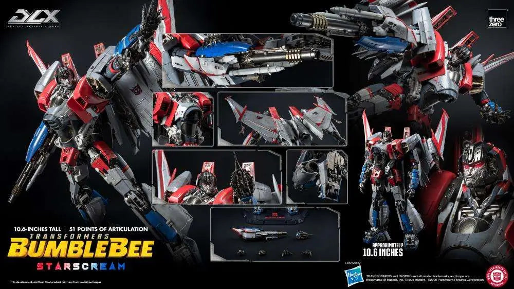 TRANSFORMERS BUMBLEBEE DLX STARSCREAM ACTION FIGURE