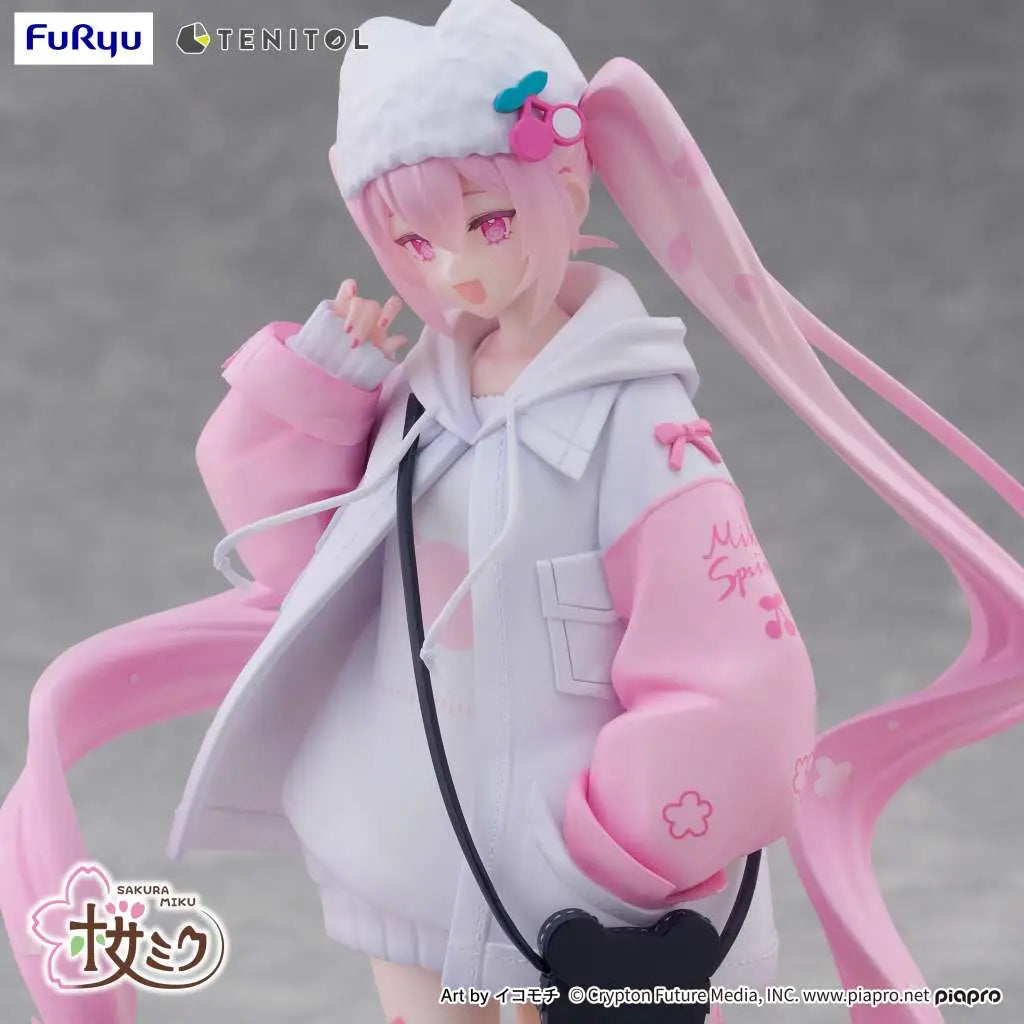 HASUNE MIKU SAKURA MIKU COOL STYLE TENITOL PETIT FIG