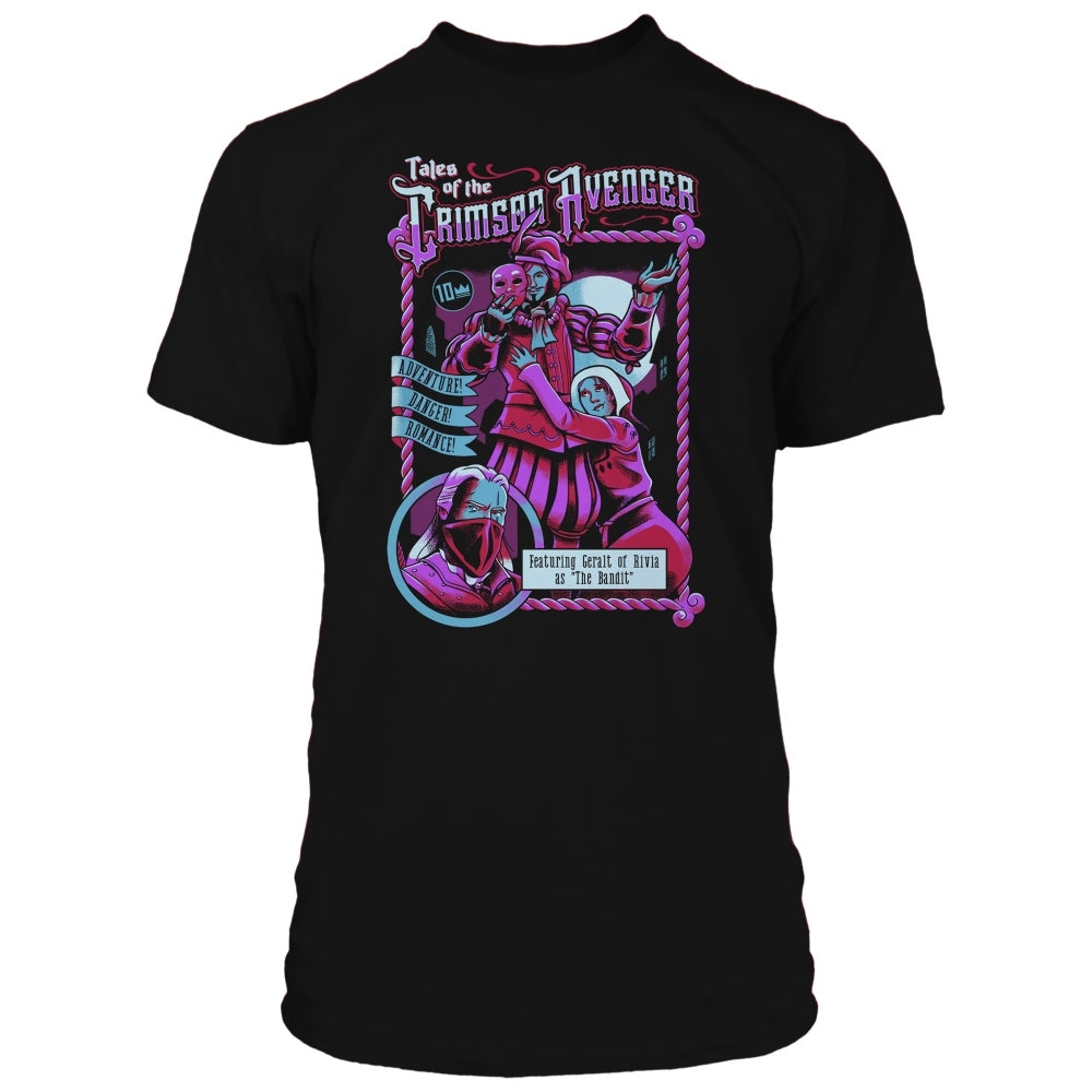 Jinx The Witcher 3 - Crimson Avenger T-shirt Black, 2XL
