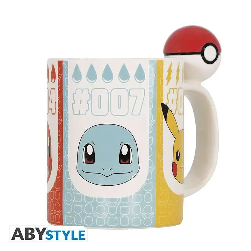 POKEMON POKEBALL MUG 3D HANDLE