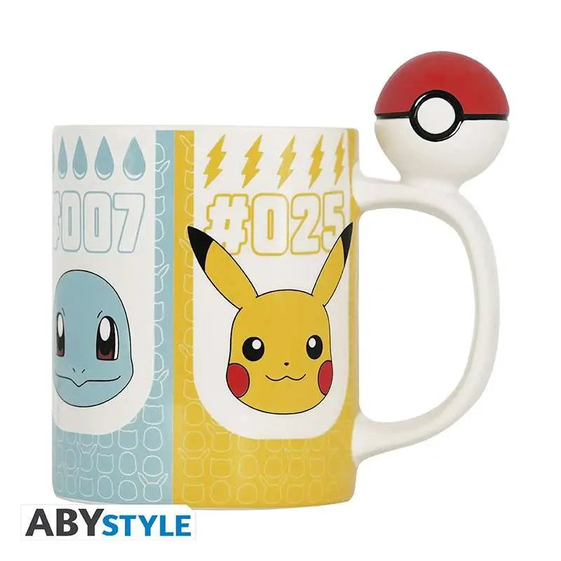 POKEMON POKEBALL MUG 3D HANDLE