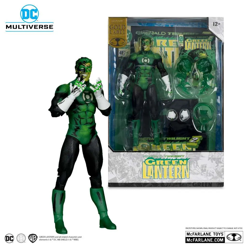 DC MULTIVERSE COVER RECREATIONS  GREEN LANTERN EMERALD TWILIGHT FIGURE