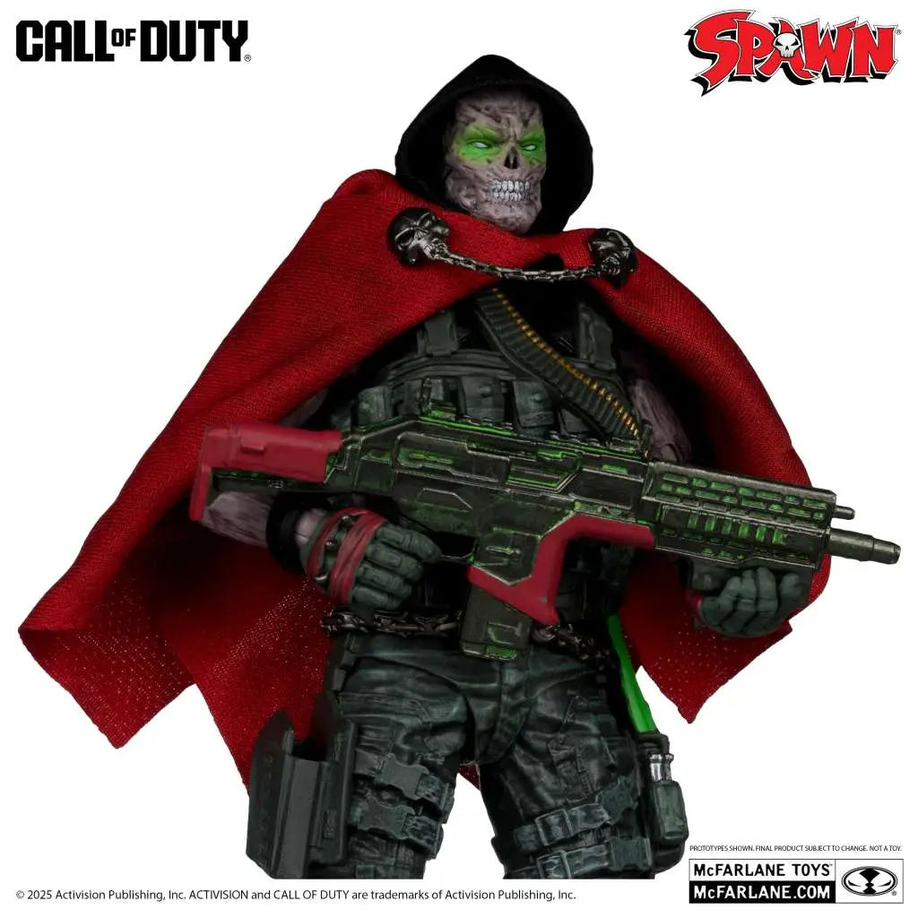 CALL OF DUTY 7INCH  BURNED SPAWN ACTION FIGURE
