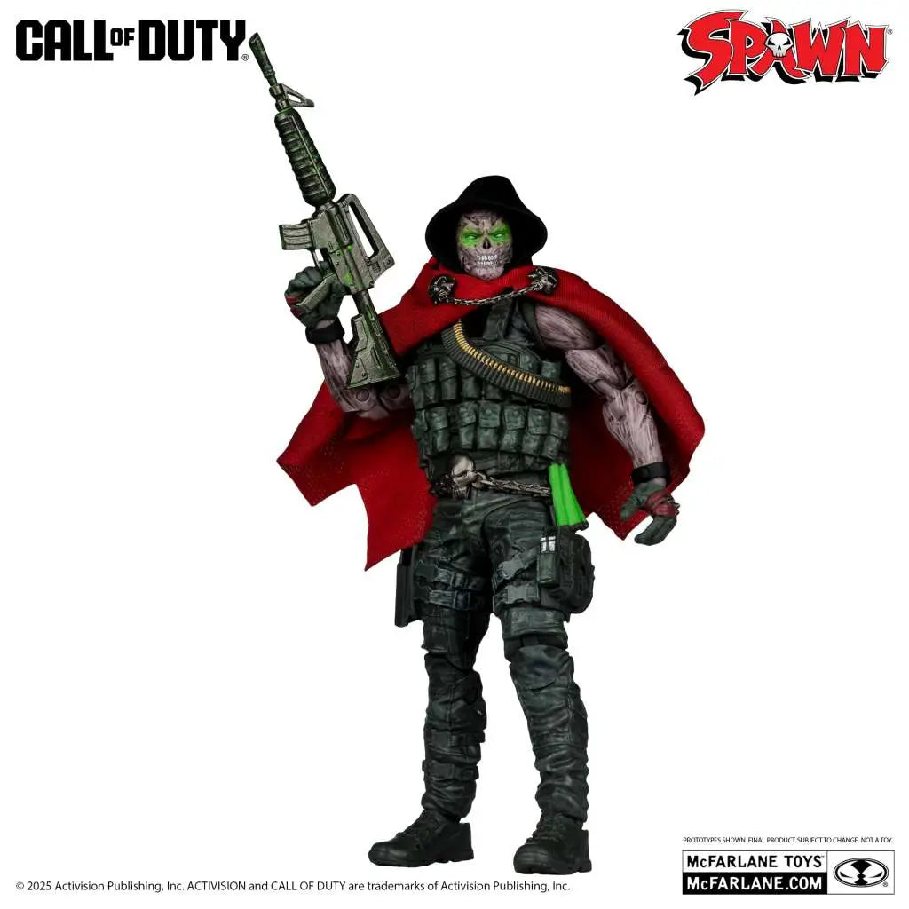 CALL OF DUTY 7INCH  BURNED SPAWN ACTION FIGURE