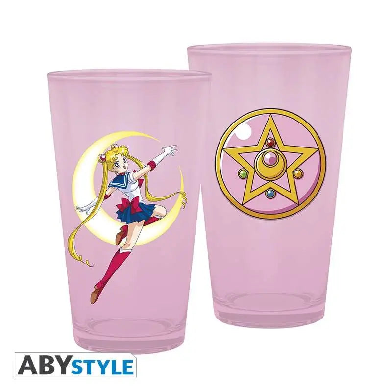 SAILOR MOON PINK GLASS