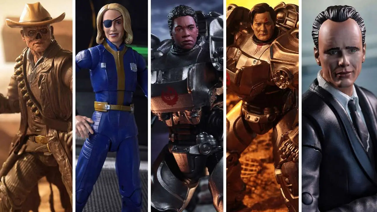 FALLOUT TV WAVE 1 ACTION FIGURE ASSORTMENT SET (6)
