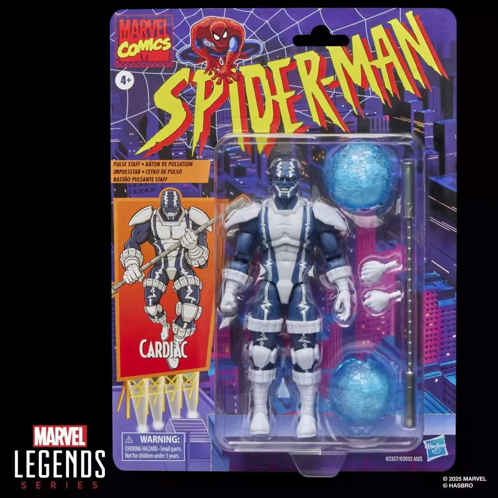 MARVEL LEGENDS SPIDER-MAN VINTAGE CARDIAC ACTION FIGURE