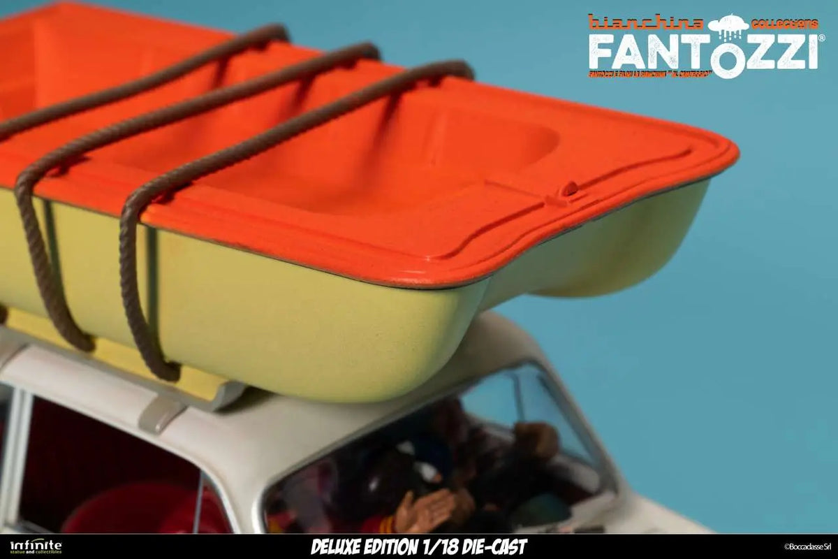FANTOZZI AND FILINI THE BIANCHINA AT THE CAMPSITE 1/18 DIE-CAST DELUXE EDITION