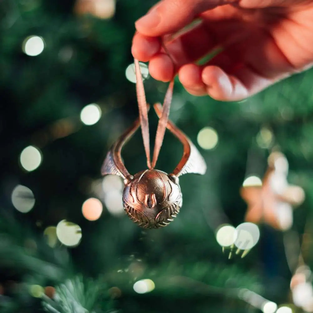 HARRY POTTER CHRISTMAS DECORATION GOLD SET (3)