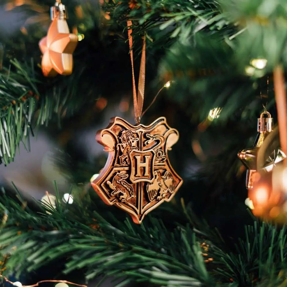 HARRY POTTER CHRISTMAS DECORATION GOLD SET (3)