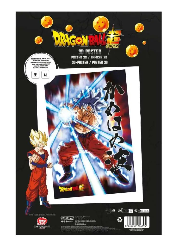 DRAGON BALL SUPER UNIVERSE SURVIVAL GOKU 38X58CM 3D POSTER