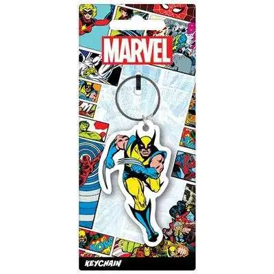MARVEL COMICS WOLVERINE RUBBER KEYCHAIN