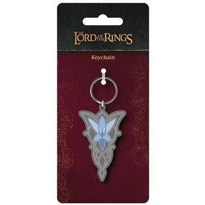 LORD OF THE RINGS ARWEN EVENSTAR PENDANT PVC KEYCHAIN