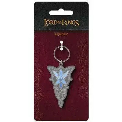 LORD OF THE RINGS ARWEN EVENSTAR PENDANT PVC KEYCHAIN