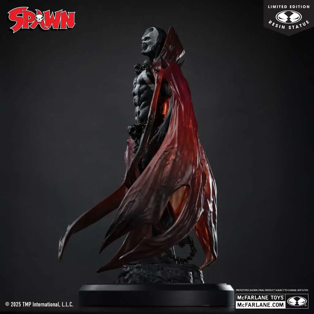 SPAWN BLACK WHITE & RED ALL OVER  SPAWN BY PUPETEER LEE RESIN STATUE