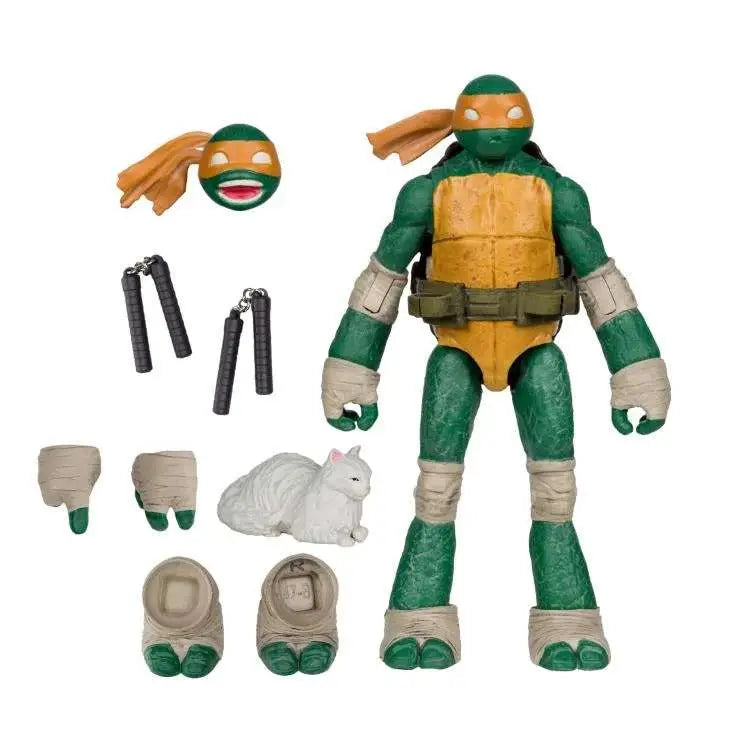 TEENAGE MUTANT NINJA TURTLES 5INCH FIGURE W/ COMIC WAVE 2 ASSRT SET (6)