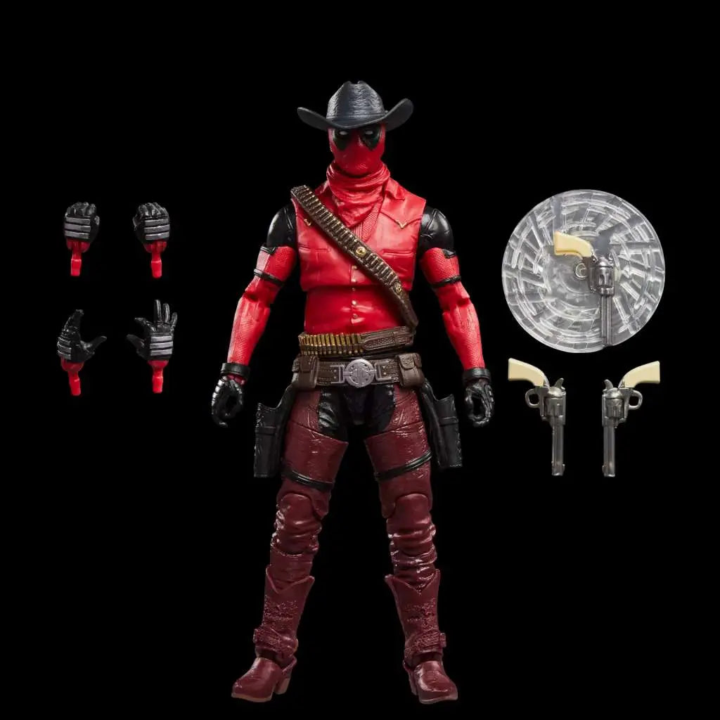 MARVEL LEGENDS DEADPOOL AND WOLVERINE COWBOYPOOL ACTION FIGURE
