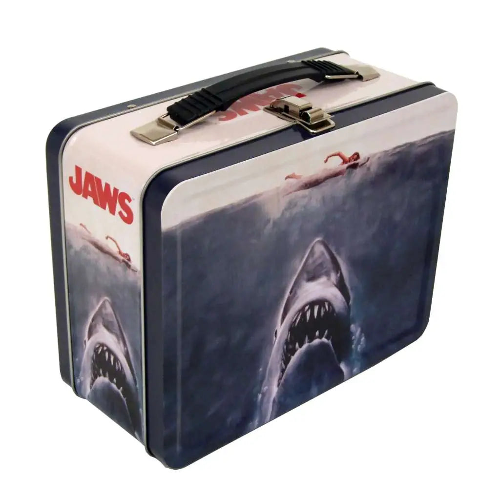 JAWS BEACH CLOSED TIN TOTE