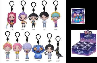 K-POP DEMON HUNTERS BAG CLIP BLIND BOX DISPLAY (24)